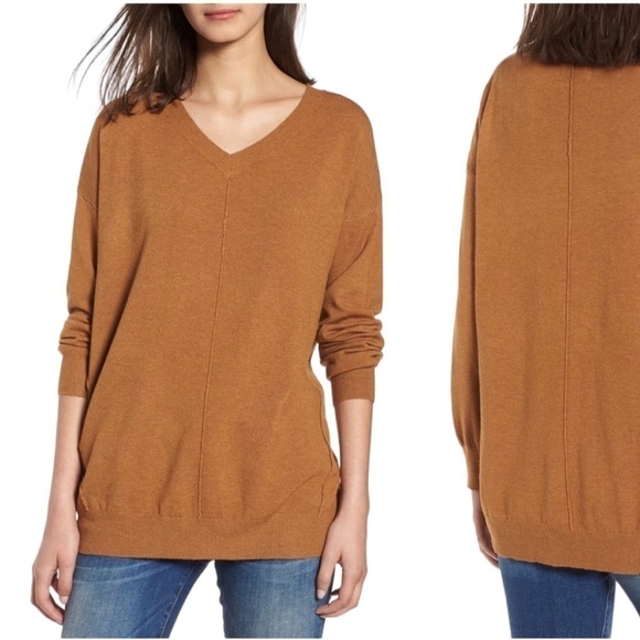 Dreamers v neck line cozy sweater size  Medium - Picture 2 of 9